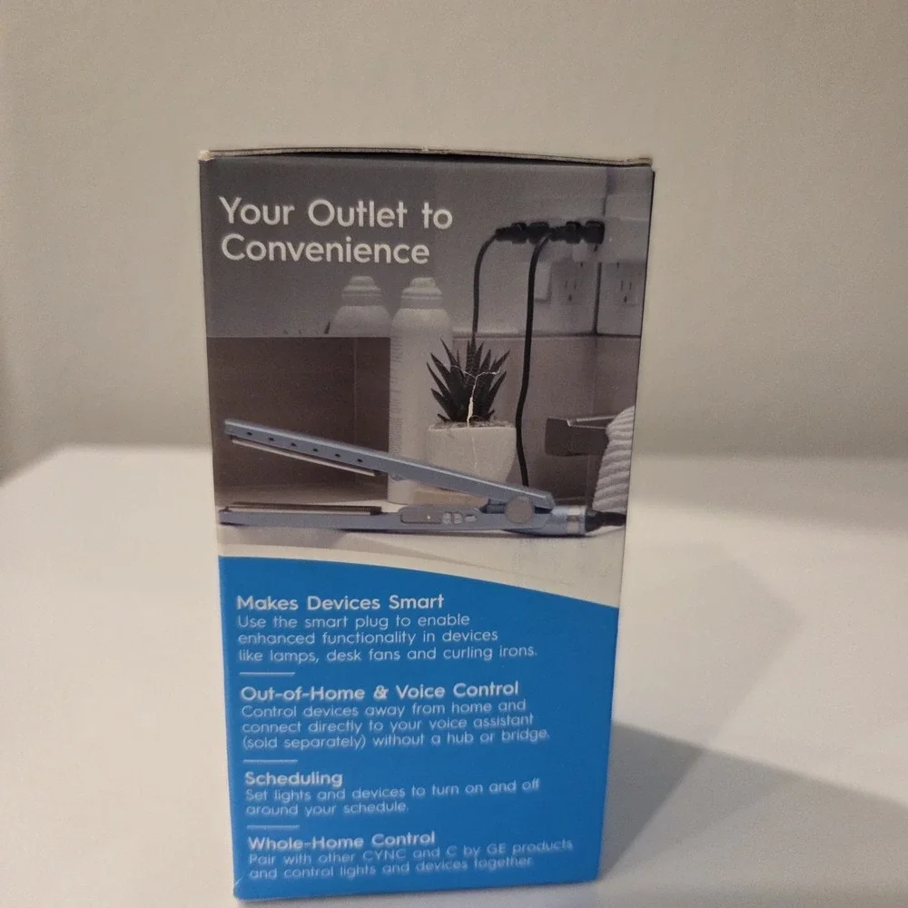 GE CYNC Indoor Smart Plug Bluetooth Wi-Fi Works with Alexa & Google (BRAND NEW)